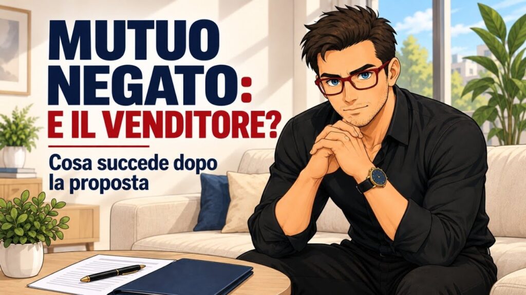 MUTUO NEGATO DOPO LA PROPOSTA: COSA SUCCEDE AL VENDITORE?